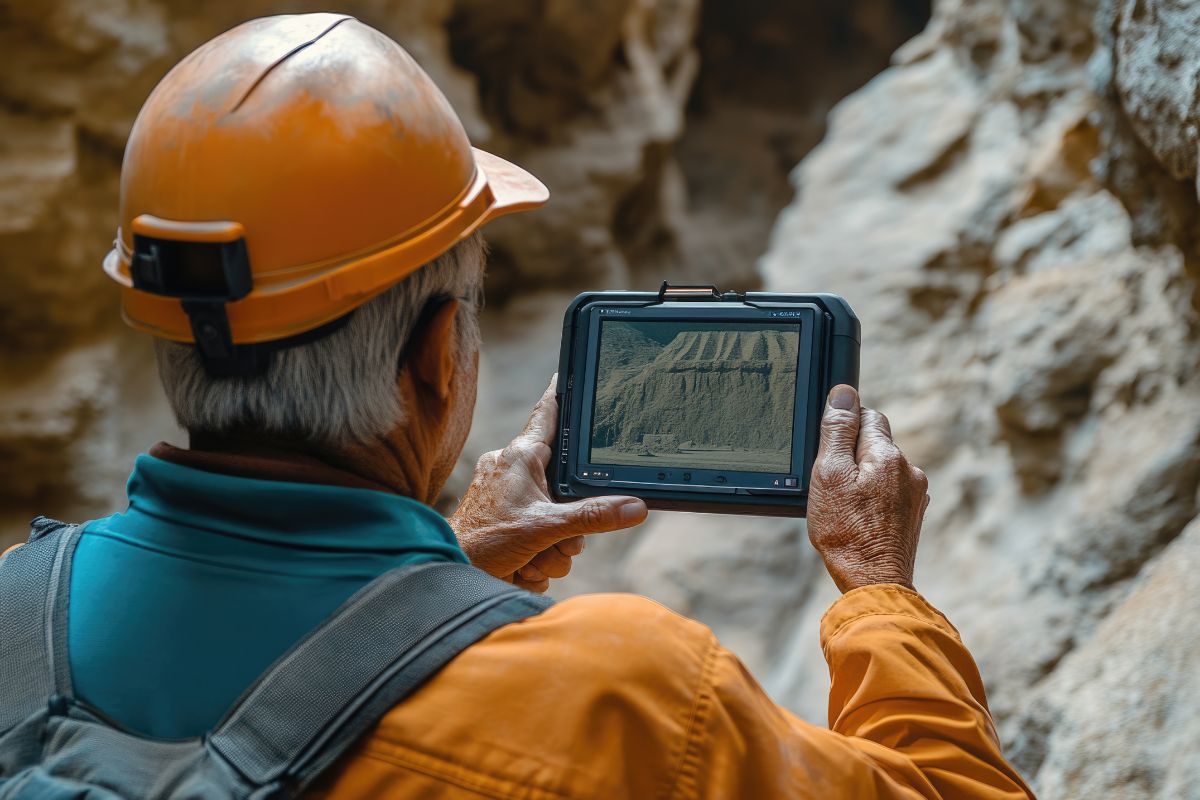 Obra de pavimentación con maquinaria y operario aplicando mecánica de suelos y diseño de pavimentos