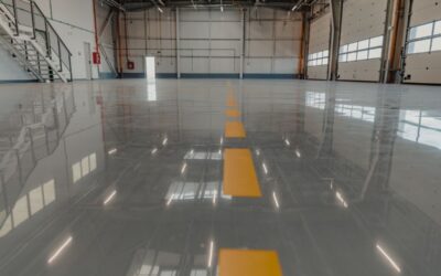 Evaluación de planicidad en piso industrial